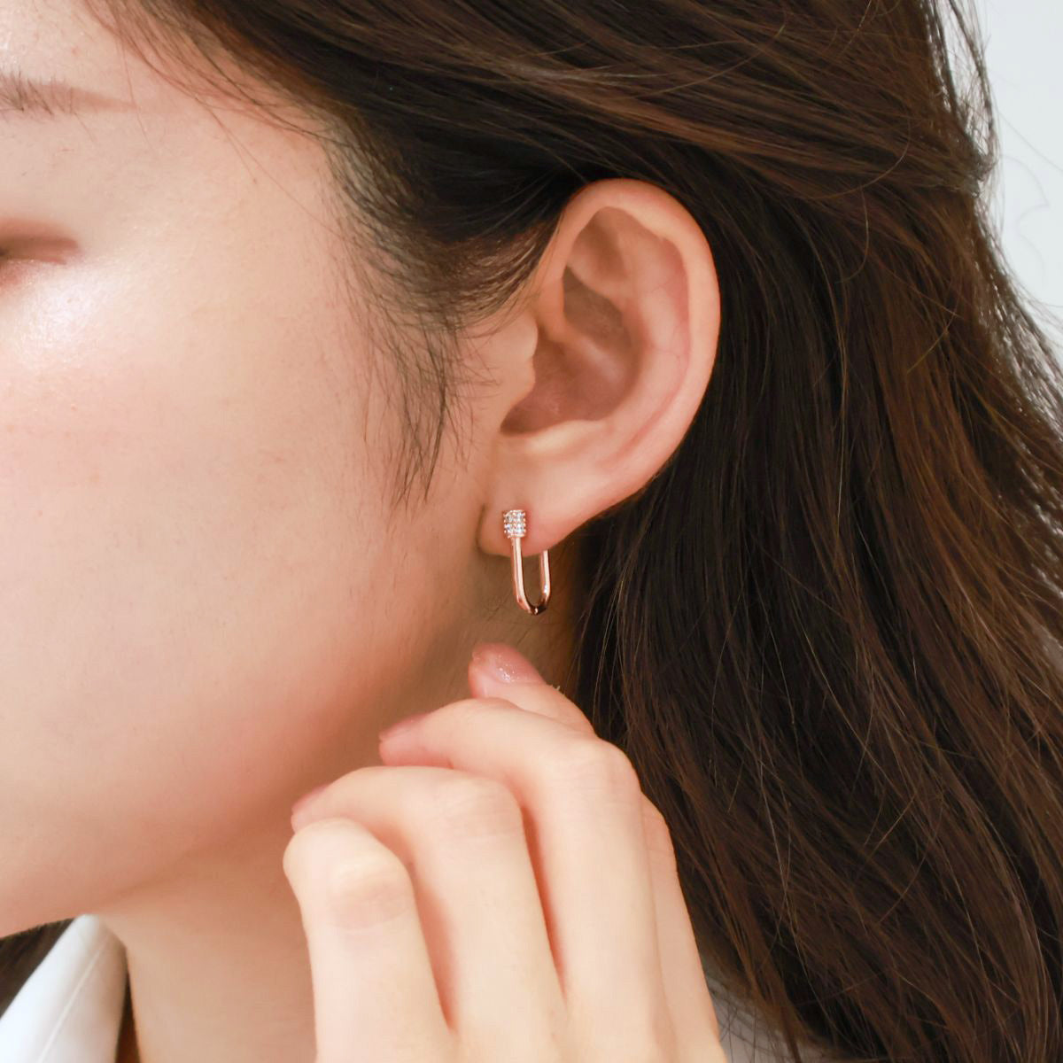 Mini Pavé Huggie Hoop Earrings (3 Colors)