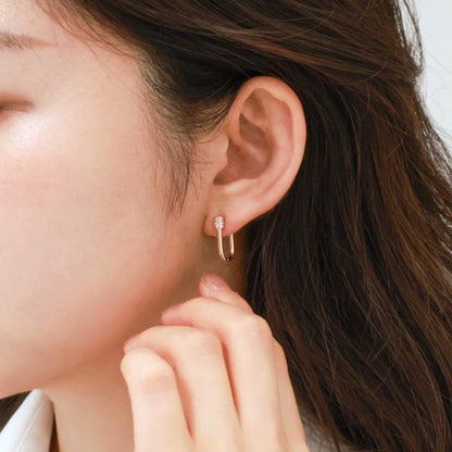 Mini Pavé Huggie Hoop Earrings (3 Colors)