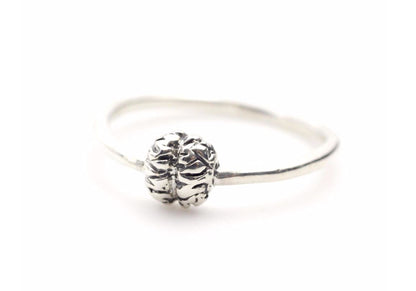 925 Sterling Silver Anatomical Brain Ring – Neuron Ring, Einstein Inspired Science Jewelry