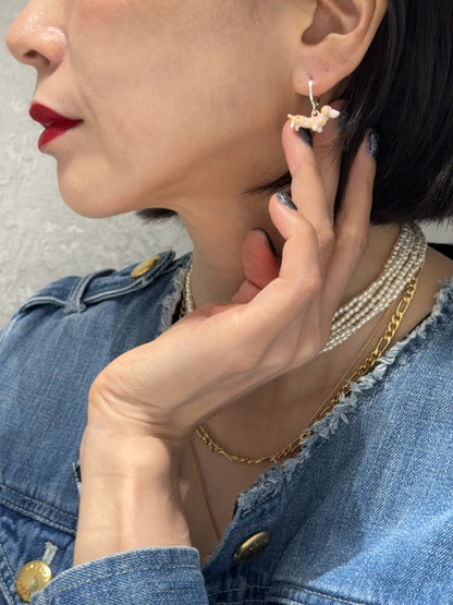 Dachshund Hoop Earrings – Playful Handcrafted Dog dangle